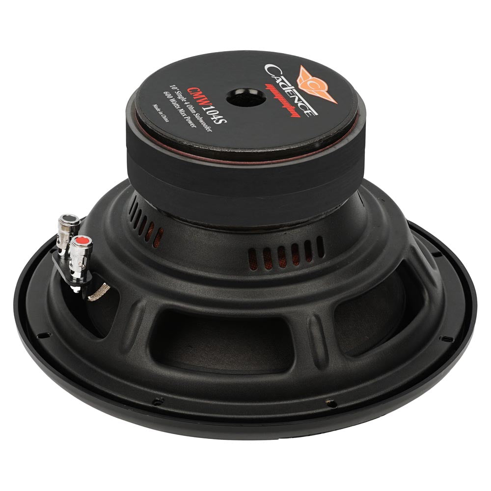 Cadence CMW104S 10" 700W Subwoofer for Car Audio