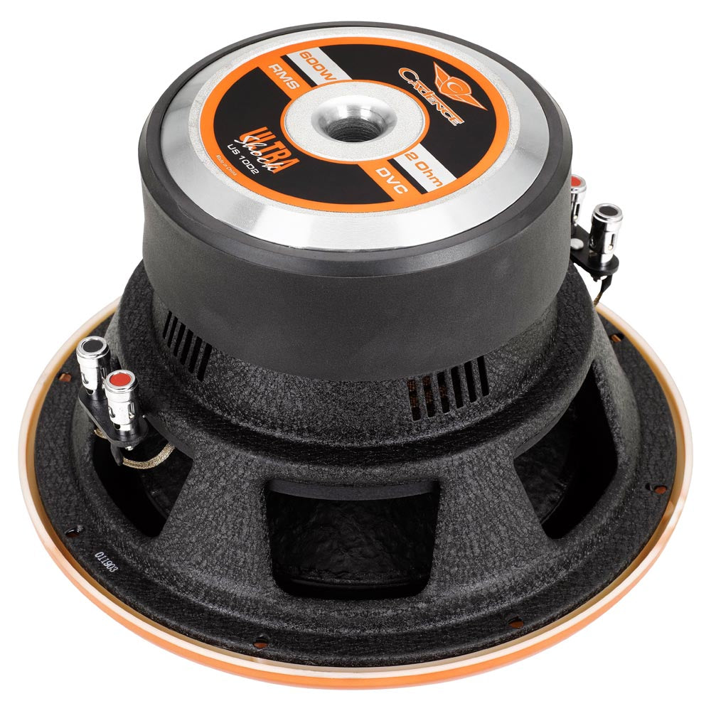 Cadence US10D2 10" 1200W Subwoofer for Car Audio