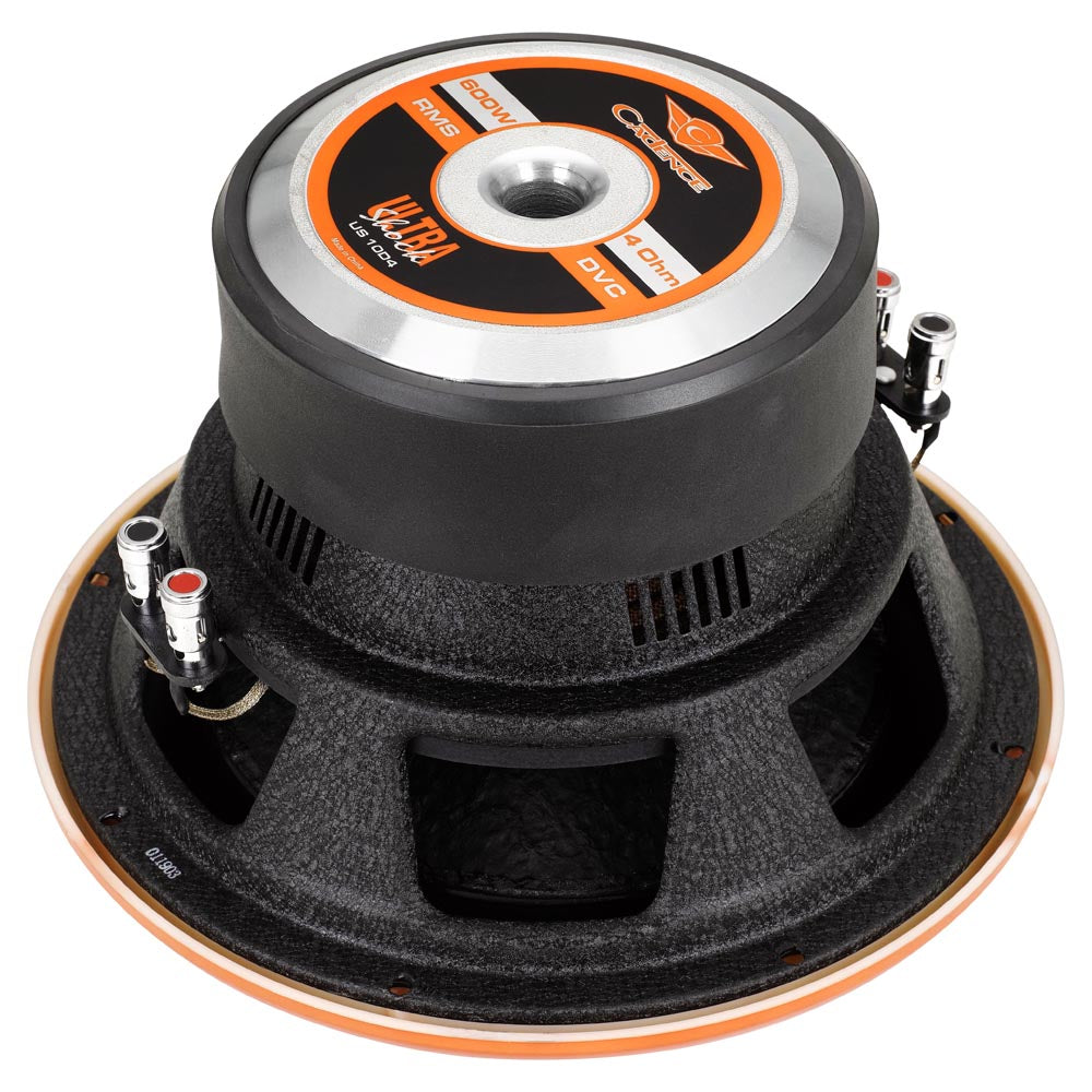 Cadence US10D4 1200W 10" Subwoofer for Car Audio