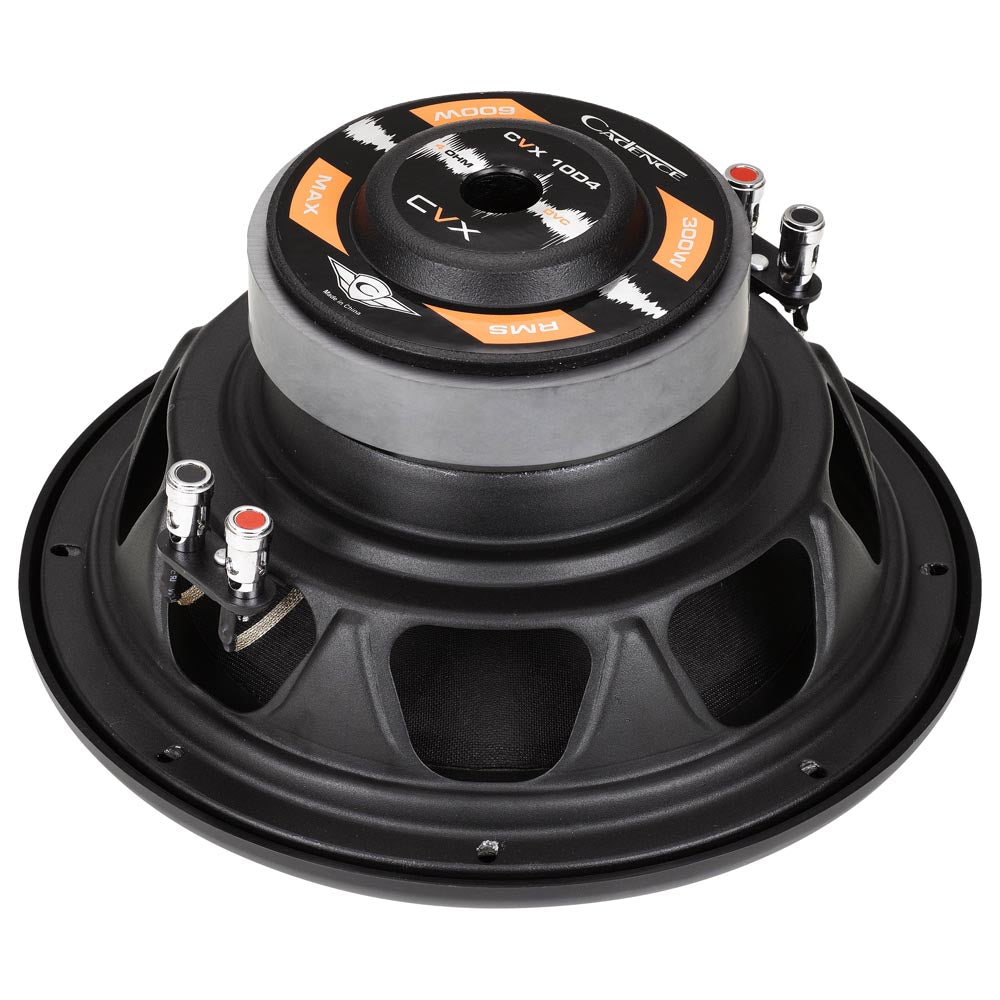 Cadence CVX10D4 600W 10" Car Subwoofer