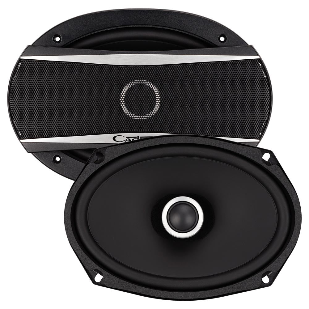 Cadence Quartz Slim-Line QSL69 6" x 9" 2-Way Coaxial Full Range Car Speakers