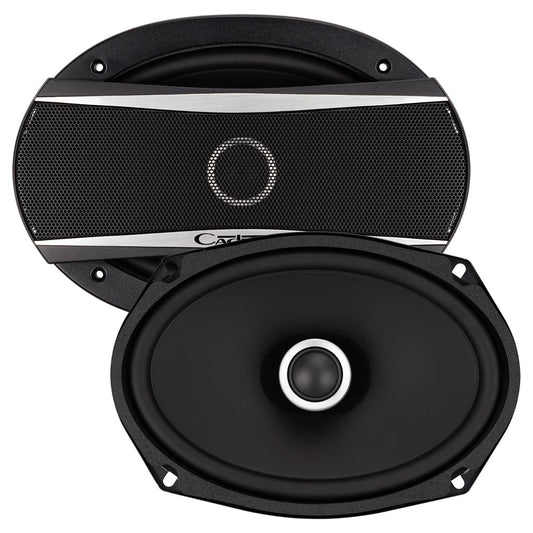 Cadence Quartz Slim-Line QSL69 6" x 9" 2-Way Coaxial Full Range Car Speakers